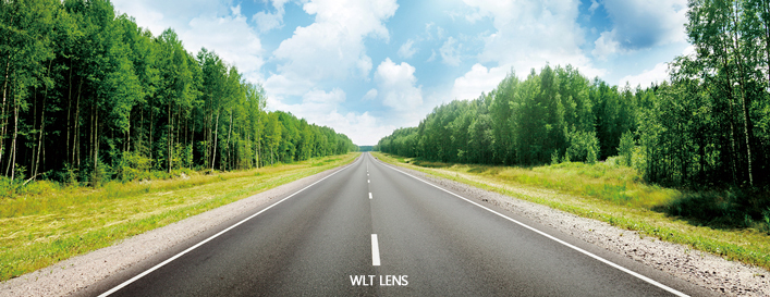 일반렌즈 와 WLT 렌즈 차의 이미지