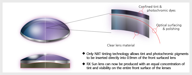 NXT 착색렌즈 색상